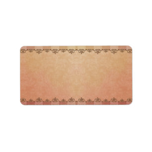 Gemiddeld Brocade Stripes Apothecair etiket