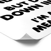 Gemiddeld en Grappige Stuk Poster (Hoek)