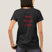 Gemiddeld en trots t-shirt (Achterkant)