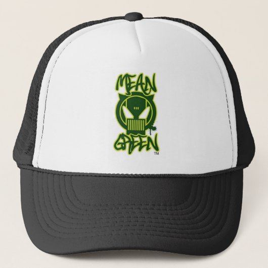 Gemiddeld groen logoN Trucker Hat Pet (Voorkant)