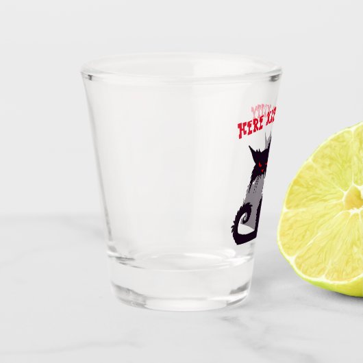 Gemiddeld kat shot glas (Links)