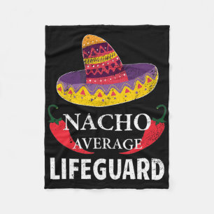 Gemiddelde badmeester Cinco De Mayo Sombrero Fun Fleece Deken
