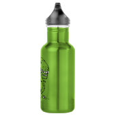 Gemiddelde Cool Dinosaur T Rex Cartoon Waterfles (Rechts)