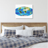 Gemiddelde groei van het plant van de aarde canvas afdruk (Insitu (Slaapkamer))