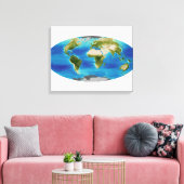 Gemiddelde groei van het plant van de aarde canvas afdruk (Insitu (Woonkamer))