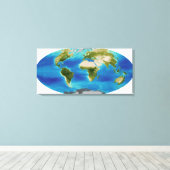 Gemiddelde groei van het plant van de aarde canvas afdruk (Insitu (Houten vloer))