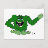 gemiddelde groen briefkaart (Voorkant)