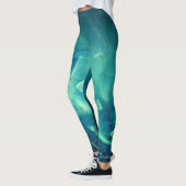 Gemiddelde groene all-over-print Leggings (Links)
