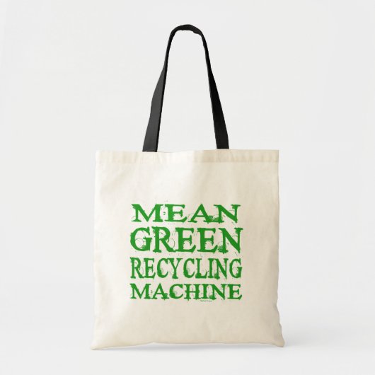 Gemiddelde groene rekruteermachinekamers tote bag (Voorkant)