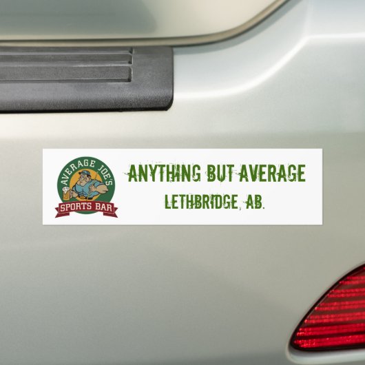 GEMIDDELDE JOE STICKER (Op auto)