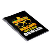 Gemiddelde Nacho Bowler Cinco De MayoNacho Bo Notitieboek (Rechterzijde)