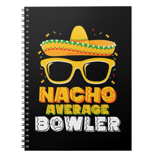 Gemiddelde Nacho Bowler Cinco De MayoNacho Bo Notitieboek (Voorkant)