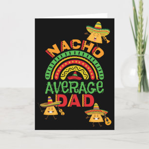 Gemiddelde Nacho Vader Grap Feestdagen Kaart