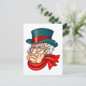 Gemiddelde oude scrolloge briefkaart (Staand voorkant)