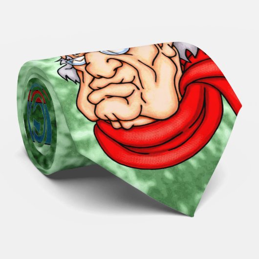 Gemiddelde oude scrolloge stropdas (Opgerold)