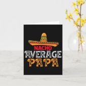 Gemiddelde Papa Vaders Dag Mexicaanse Familie Matc Kaart (Gele Bloem)