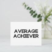 Gemiddelde prestatie briefkaart (Staand voorkant)