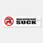 Gemiddelde Republikeinen Suck Bumpersticker (Voorkant)