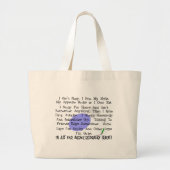 Gemiddelde respiratoire studie grote tote bag (Voorkant)