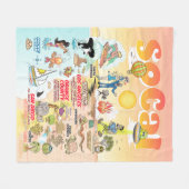 Gemiddelde SoCal Fleece Deken (Voorkant (Horizontaal))