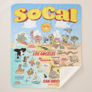 Gemiddelde SoCal Sherpa Deken