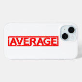 Gemiddelde stempel Case-Mate iPhone case (Achterkant (horizontaal))