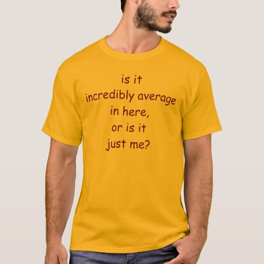 gemiddelde t-shirt (Voorkant)