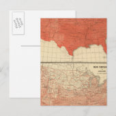 Gemiddelde temperatuur briefkaart (Voorkant / Achterkant)