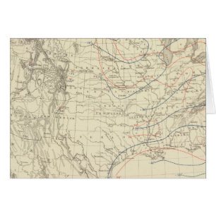Gemiddelde temperatuur in de VS