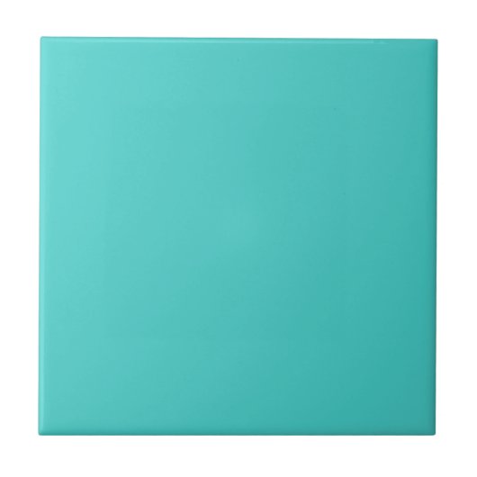 Gemiddelde Turquoise Tegeltje (Voorkant)