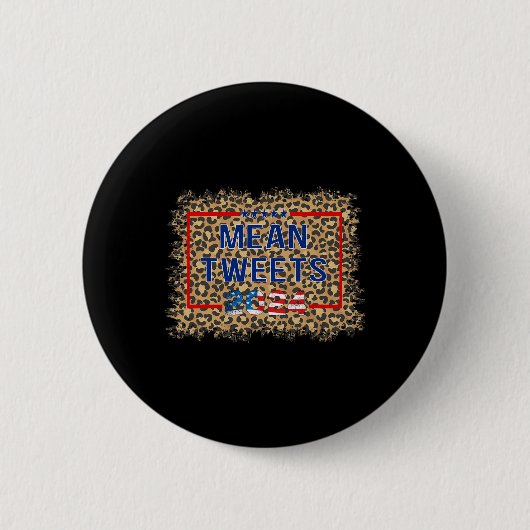 Gemiddelde Tweets 2024 Ronde Button 5,7 Cm (Voorkant)