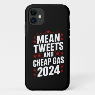 Gemiddelde tweets en goedkoop gas Donald Trump 202 iPhone 11 Hoesje