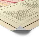 Gemiddelde van een deel van de aardkorst poster (Hoek)