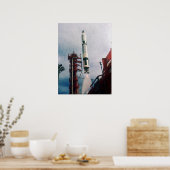 Gemini 11 Start Poster (Keuken)