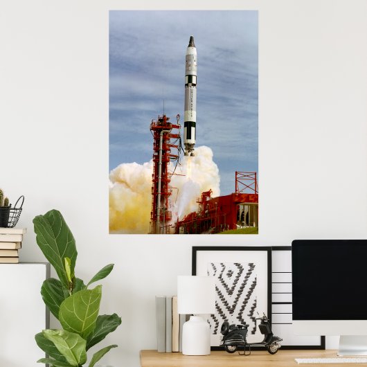 Gemini 11 Start Poster (Thuiskantoor)