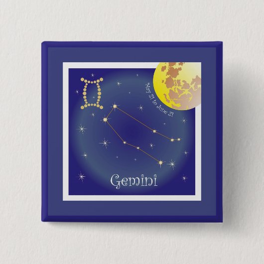 Gemini 21 mei t/m 21 juni Button (Voorkant)