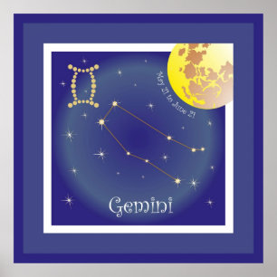 Gemini 21 mei t/m 21 juni Poster