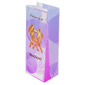 Gemini Anniversaire - Sac Cadeau Vin (Devant Angle)