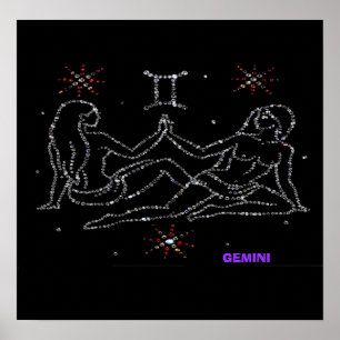 Gemini Astrology Poster