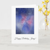 Gemini Birthday Card  Kaart (Gele Bloem)