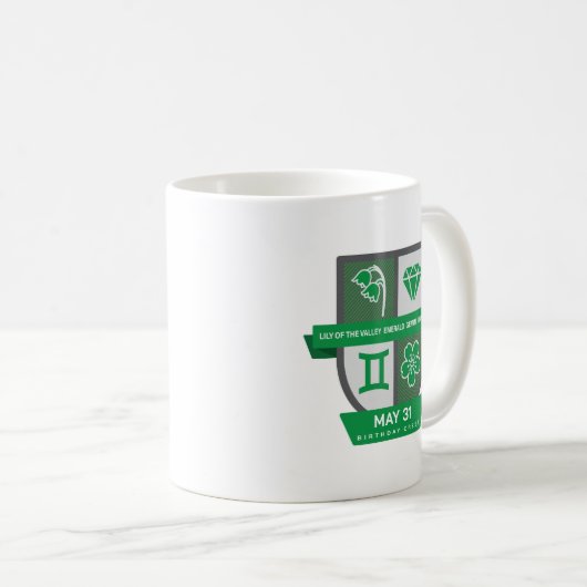 Gemini Birthday Crest™ for May 21-31 Mug (Devant droit)
