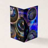 Gemini Birthday Kaart (Buitenkant)
