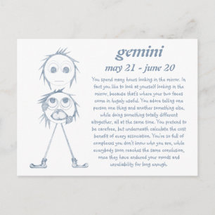 Gemini [ - BitchScope - ] Briefkaart