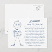 Gemini [ - BitchScope - ] Carte postale (Devant / Derrière)