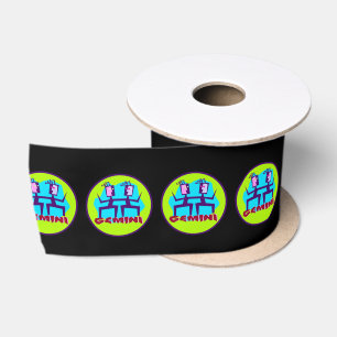 Gemini Cartoon Zodiac Astrology design Lint