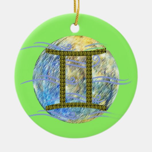 Gemini Ceramic Ornament (Voorkant)