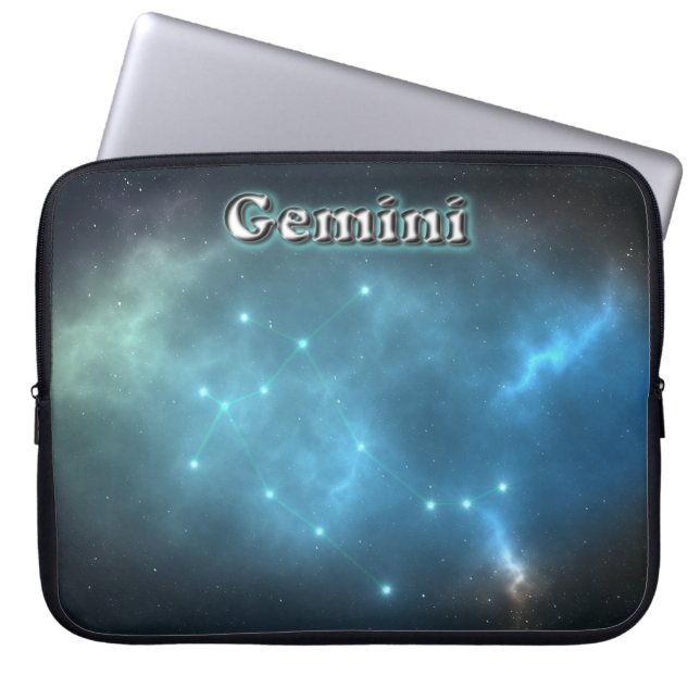 Gemini-constellatie Laptop Sleeve (Voorkant)