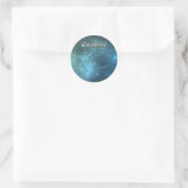 Gemini-constellatie Ronde Sticker (Tas)