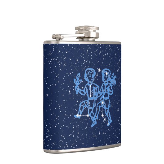 Gemini Constellation and Zodiac Sign with Stars Heupfles (Rechts)