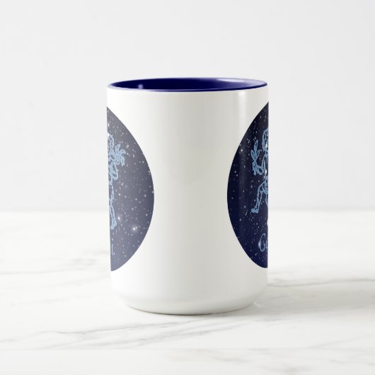 Gemini Constellation and Zodiac Sign with Stars Mok (Midden)